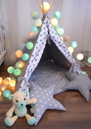 618 male tipi gwiazdy szary